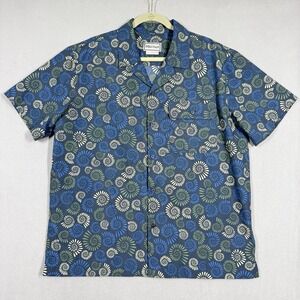 Marmot Shirt Mens Large AirExchange UPF 40 Short Sleeve‎ Novelty Camp Collared